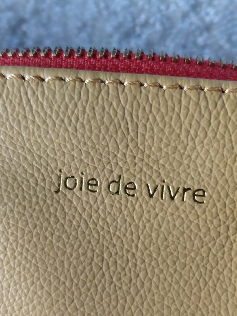 Joie De Vivre mustard leather